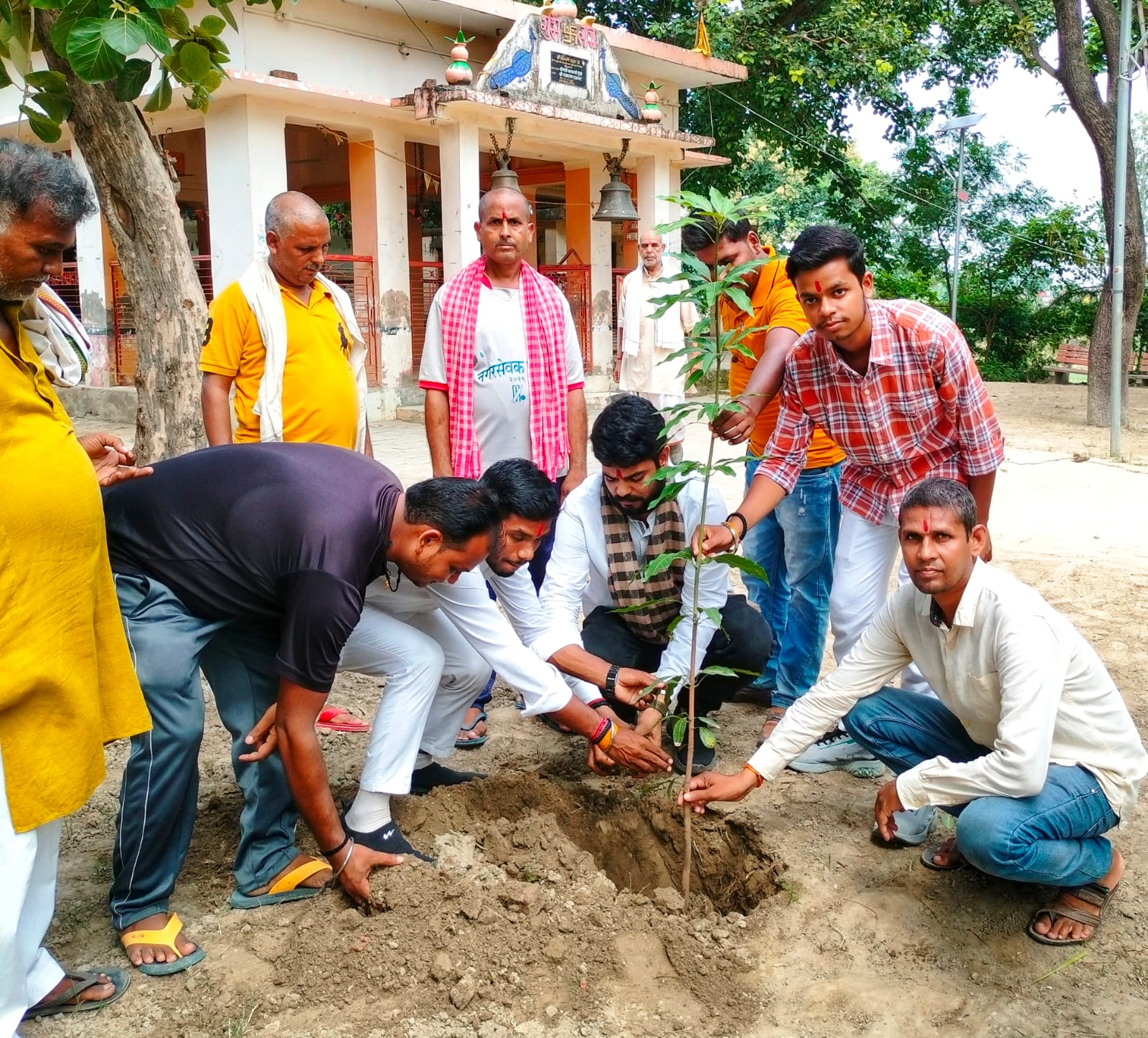 Vriksharopan with karyakartas